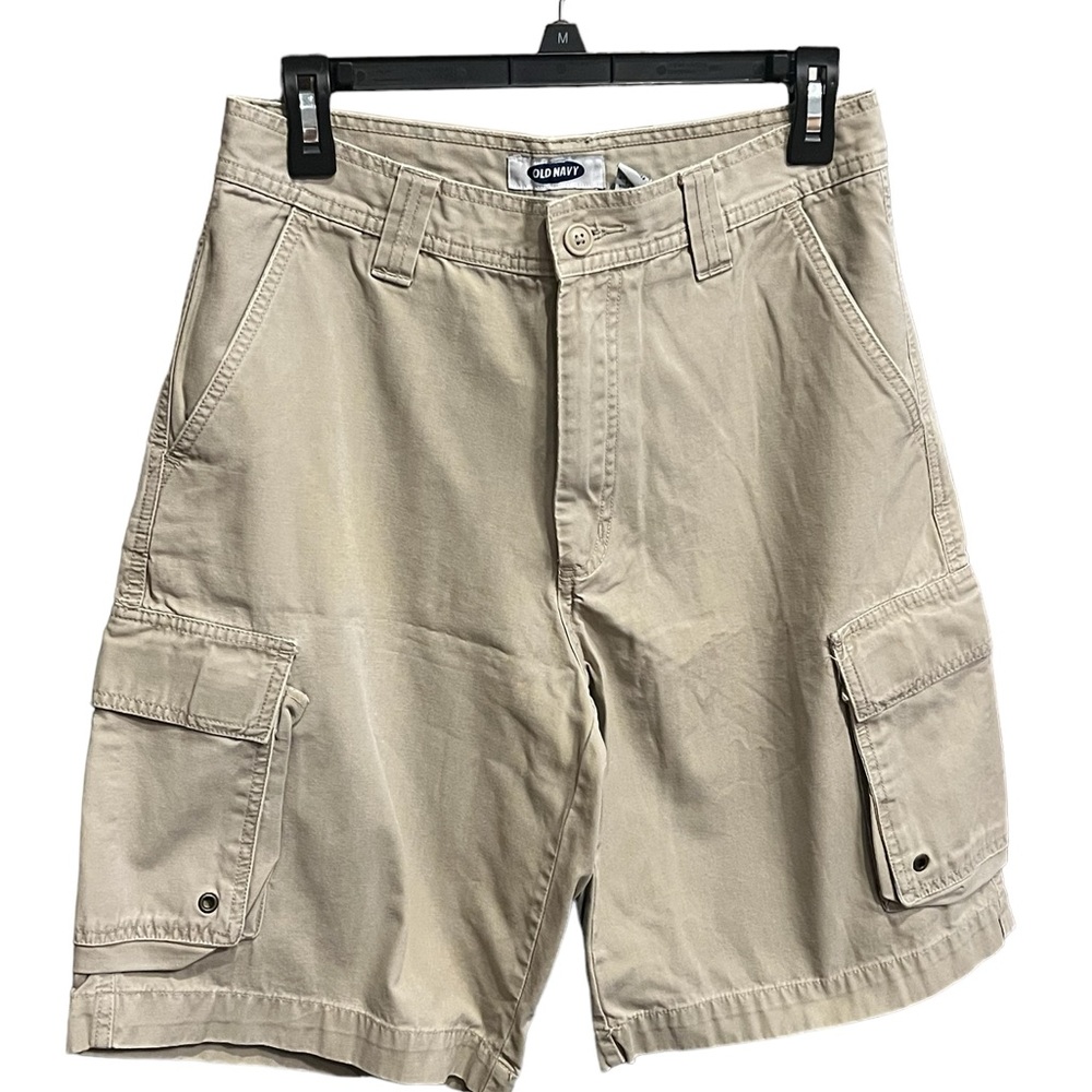 Cargo Shorts Khaki 100% Cotton